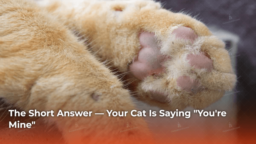 The Short Answer — Your Cat Is Saying _You're Mine_
